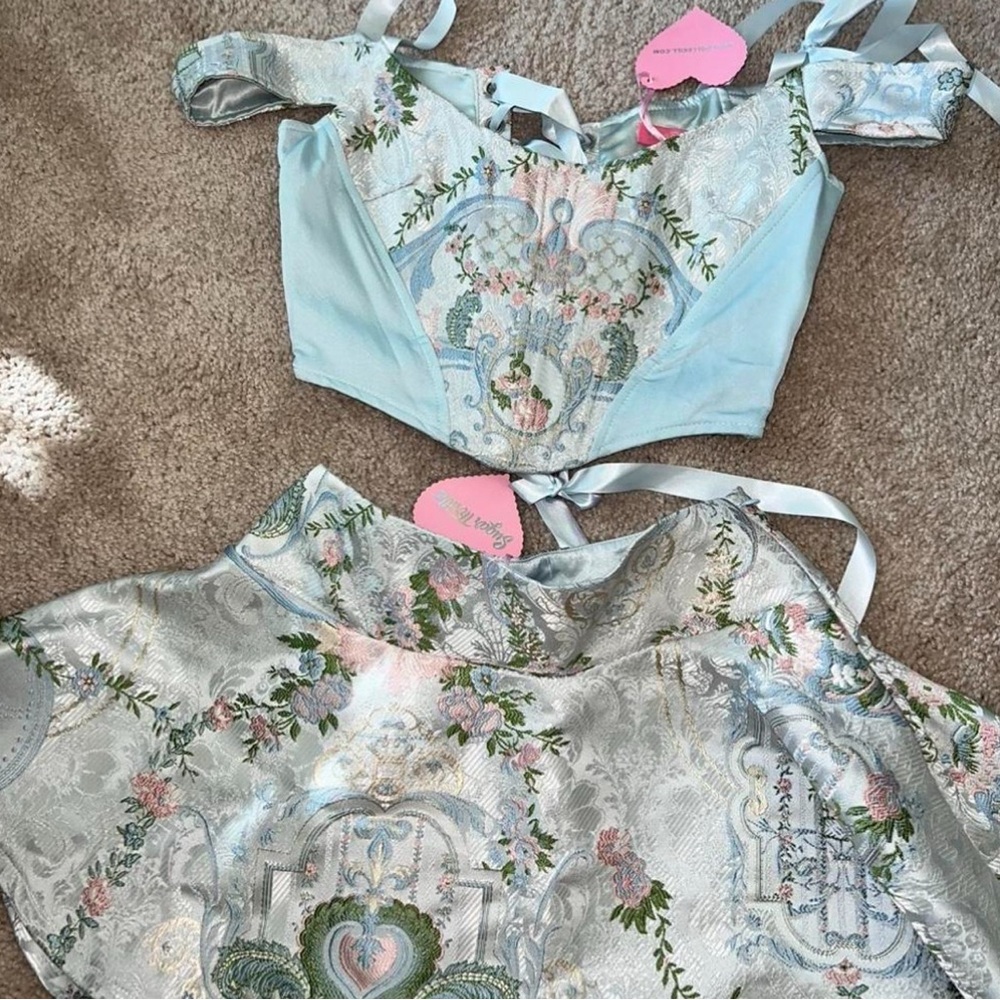 Sugar Thrillz Shimmering Blue Ensemble